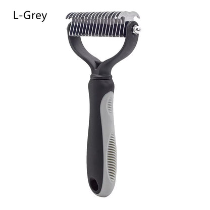 New Hair Removal Comb for Dogs Cat Detangler Fur Trimming Dematting Brush Grooming Tool for Matted Long Hair Curly Pet