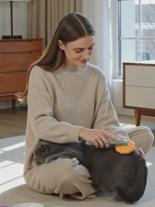PumpkinPaw Self-Cleaning Brush